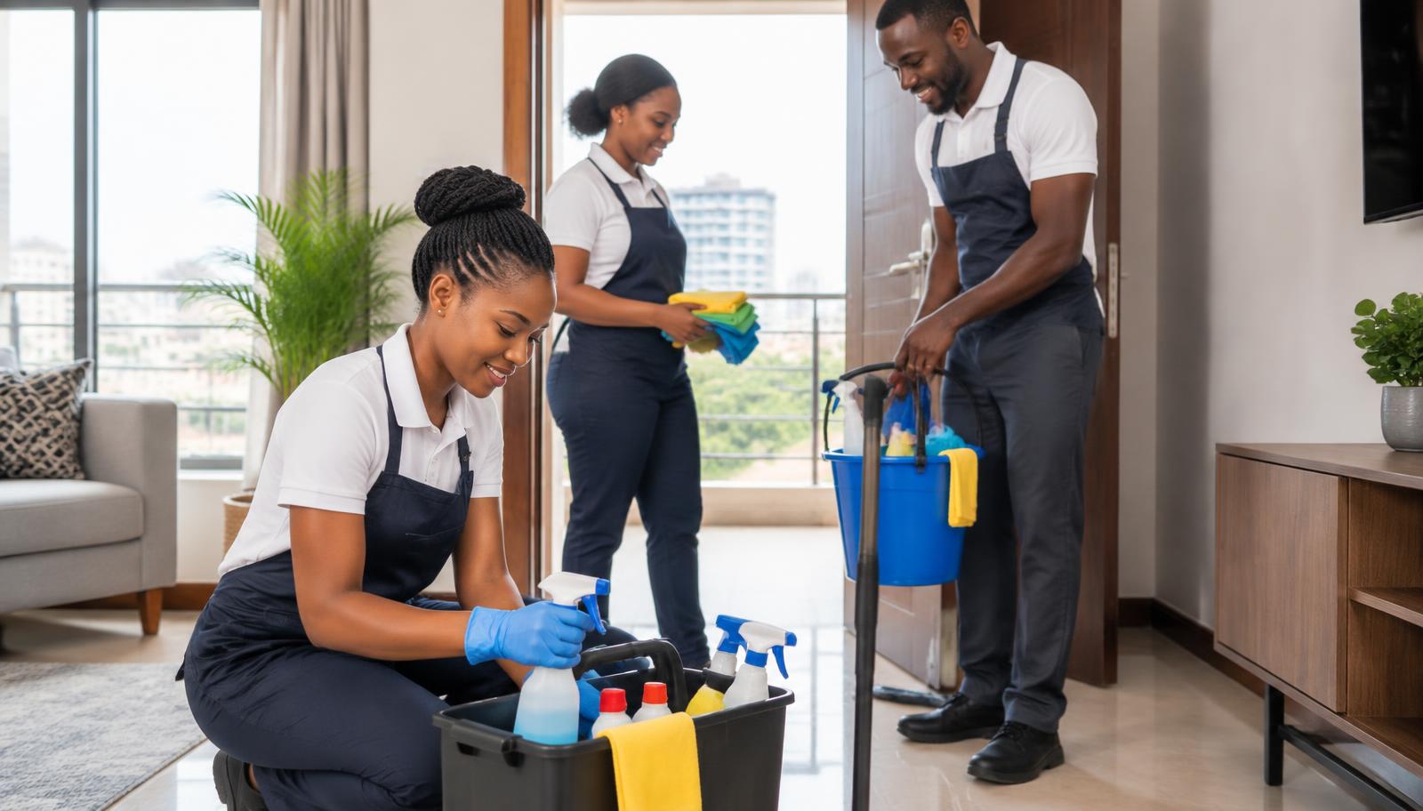 SparkClean Services client preview website
